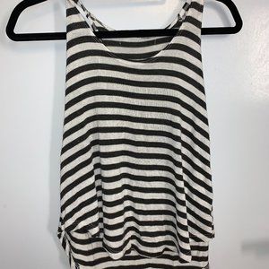 Blank and White Striped Tank